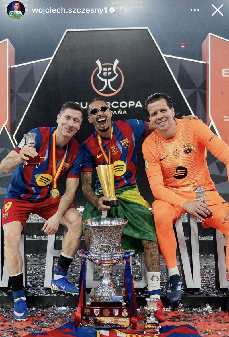 STORIES Wojciecha Szczęsnego po wygraniu Superpucharu Hiszpanii <3